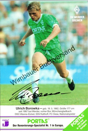 Original autogramm uli borowka - original,